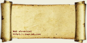 Andjelina Biber vizit kartica